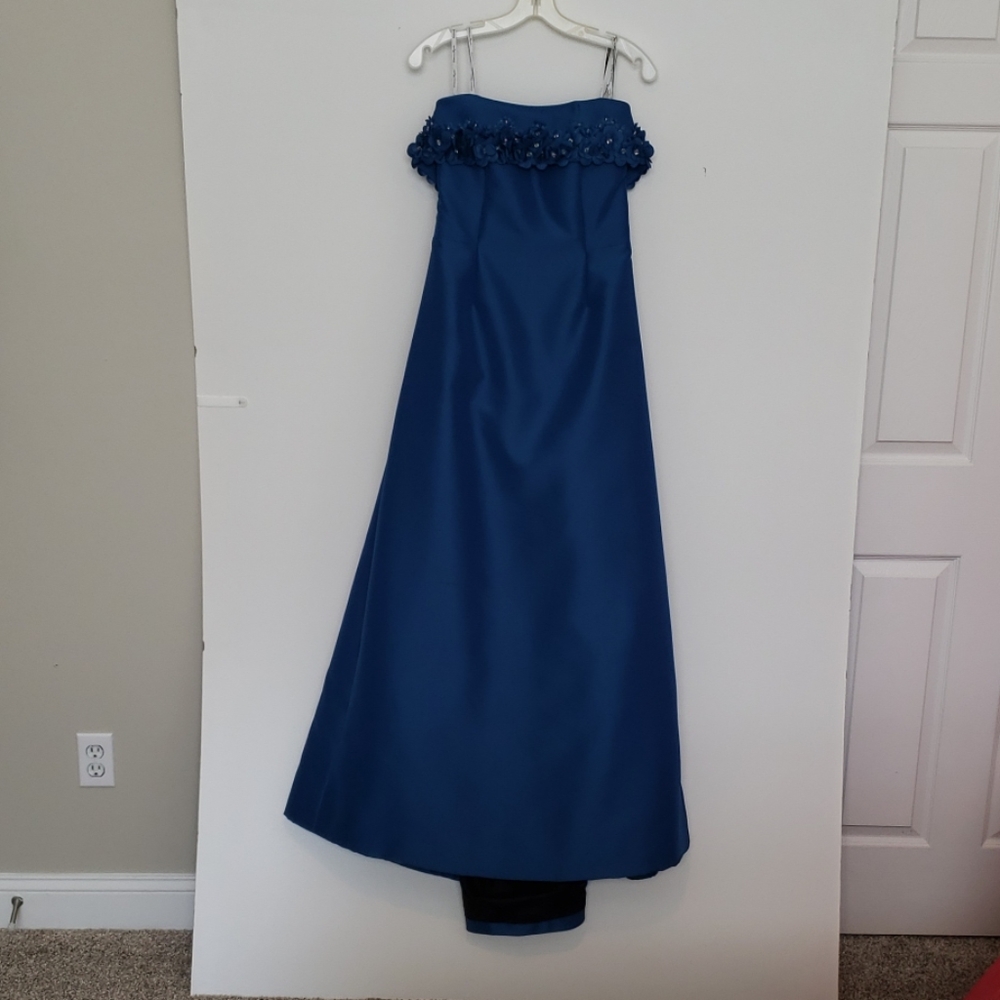 New Catherine Regehr Strapless Dress Floral Top